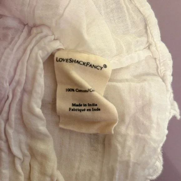 loveshackfancy floral lace pink and yellow skirt - Picture 5 of 7